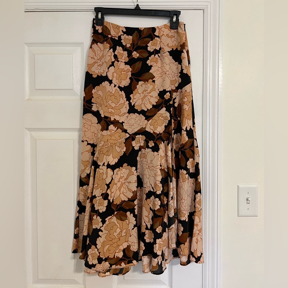 Who What Wear floral skirt